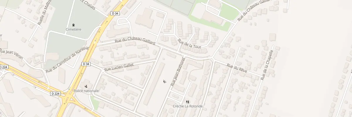 Plan du 20 Rue du Château-Gaillard à Chelles