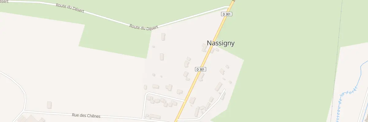 Plan du 11 Rue des Roses à Nassigny