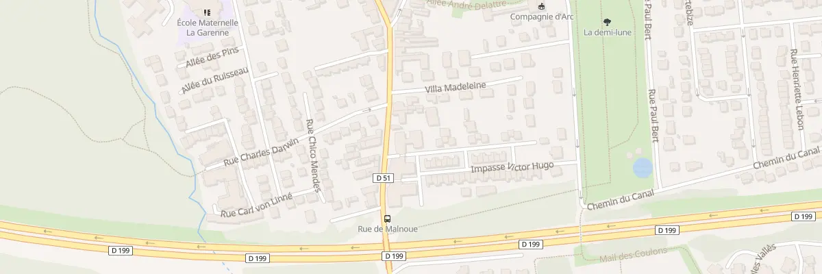 Plan du 37 Rue de Malnoue à Champs-sur-Marne