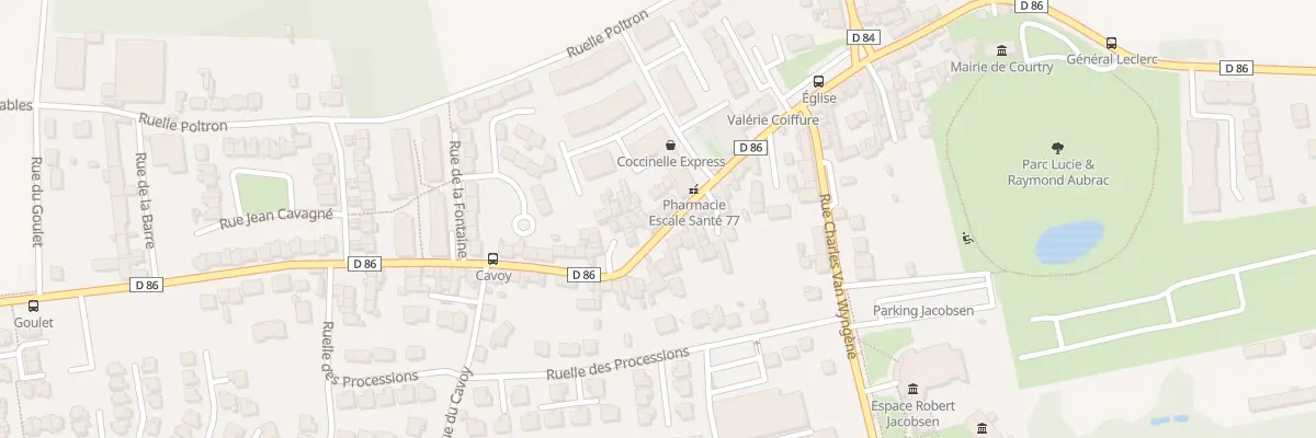 Plan du 34 Rue du Général de Gaulle à Courtry