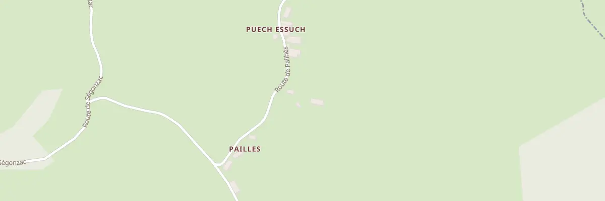 Plan du 4 Rte de Pailhès à Villecomtal