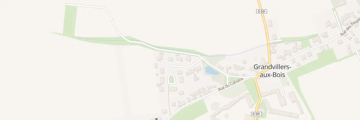 Plan du 2 Les Lilas à Grandvillers-aux-Bois