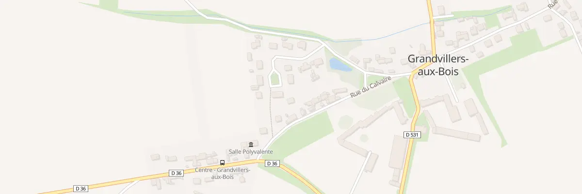 Plan du 15B Rue du Calvaire à Grandvillers-aux-Bois