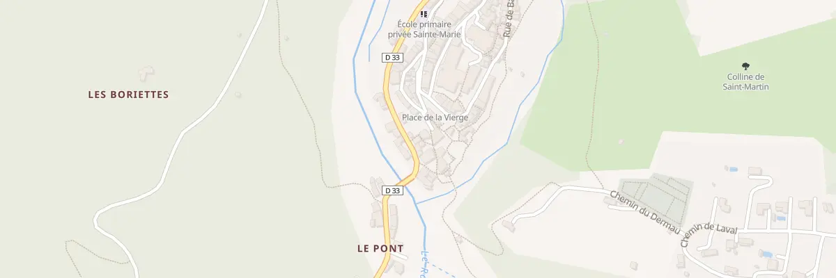 Plan du 25 Rte de Pousthomy à Saint-Sernin-sur-Rance