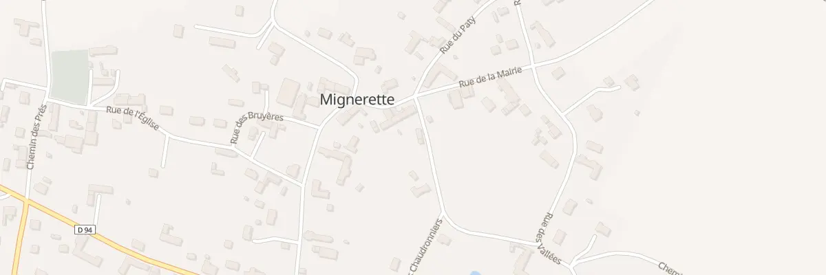 Plan du 2 Rue des Bourgets à Mignerette