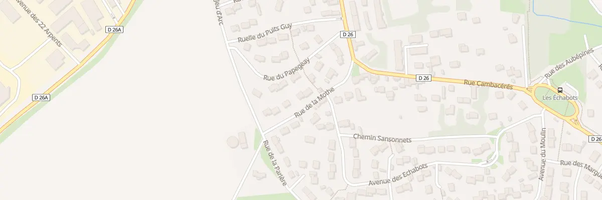 Plan du 10 Rue de la Mothe à Moussy-le-Neuf