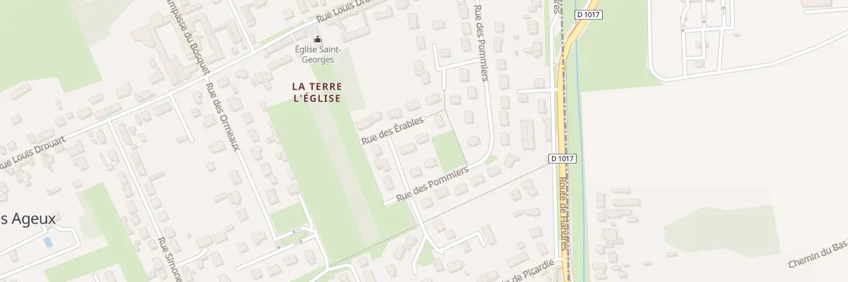 Plan du 3 Rue des Erables aux Ageux