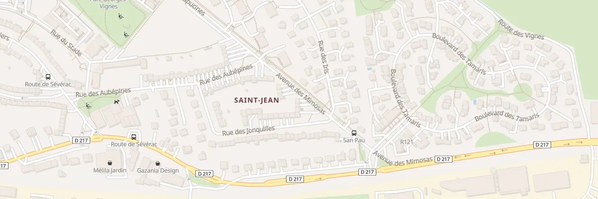 Plan du 11 Av des Mimosas à Onet-le-Château