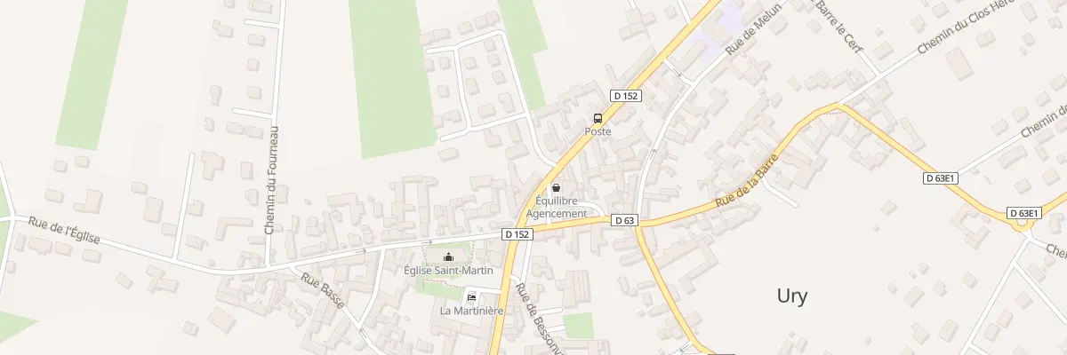 Plan du 5 Rue de Fontainebleau à Ury