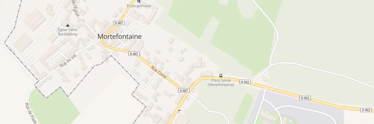 Plan du 10 Rue Gerard de Nerval à Mortefontaine