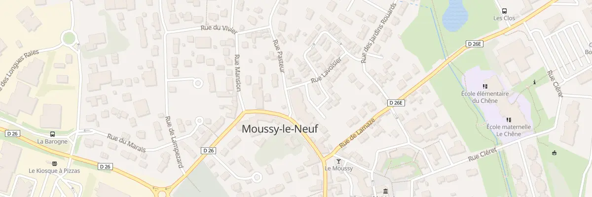 Plan du 2 Rue Lavoisier à Moussy-le-Neuf