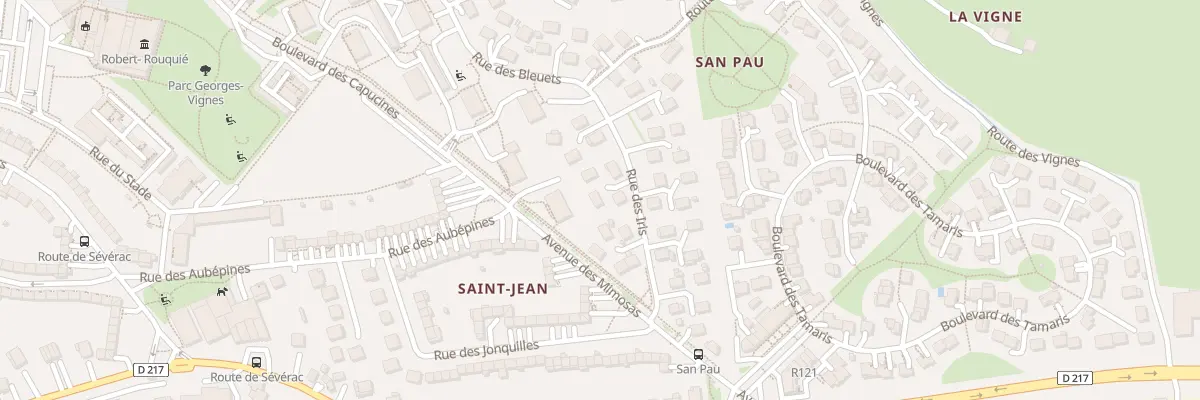 Plan du 9 Rue des Iris à Onet-le-Château