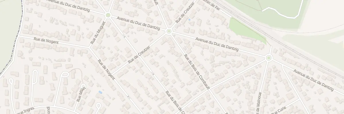 Plan du 67 Rue du Bois de Combault à Pontault-Combault