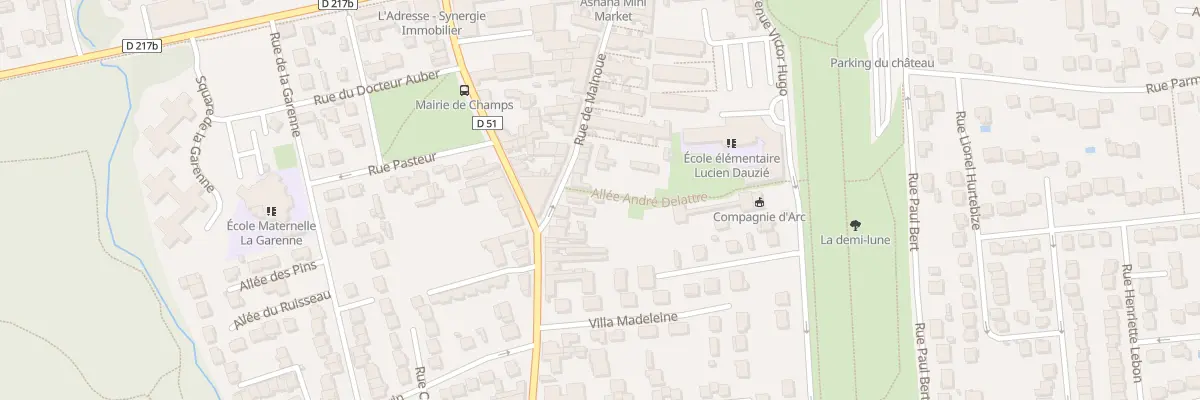Plan du 13 Rue de Malnoue à Champs-sur-Marne