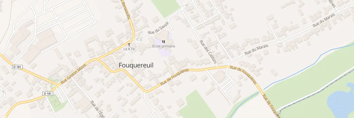 Plan du 25 Rue de Fouquières à Fouquereuil
