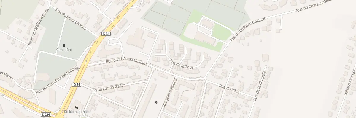 Plan du 33 Rue de la Tour à Chelles