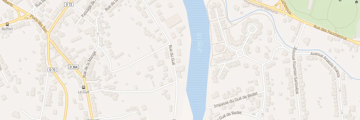 Plan du 29 Rue du Gué à Montluçon