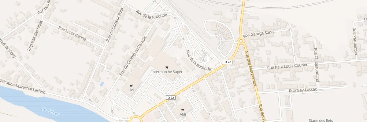 Plan du 30 Rue de la Rotonde à Montluçon
