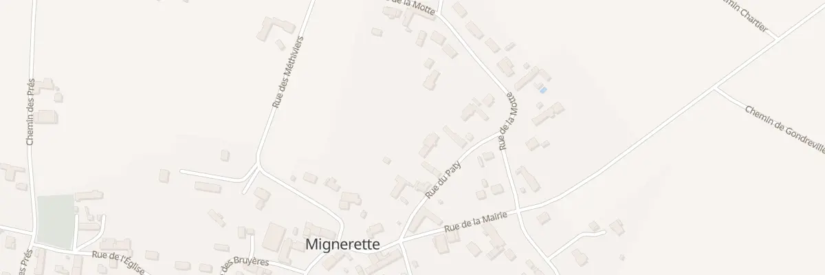 Plan du 7 Rue du Paty à Mignerette