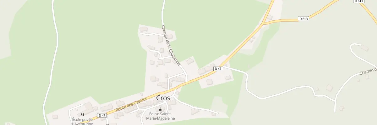 Plan du 5020 Le Bourg à Cros