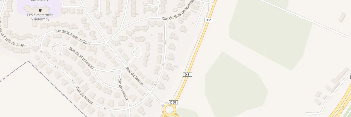 Plan du 25 Rue de Moret à Lésigny