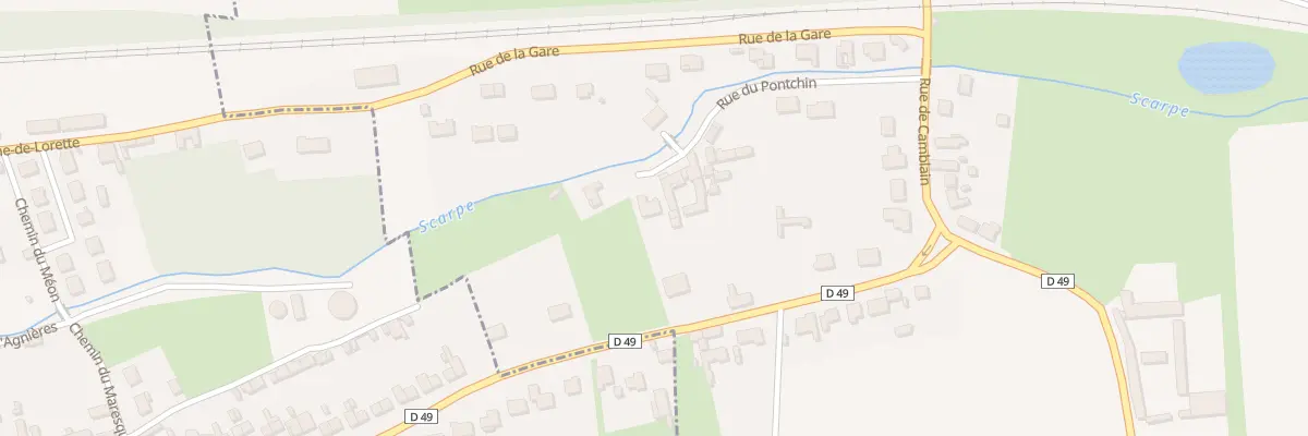 Plan du 5B Rue du Pontchin à Agnières