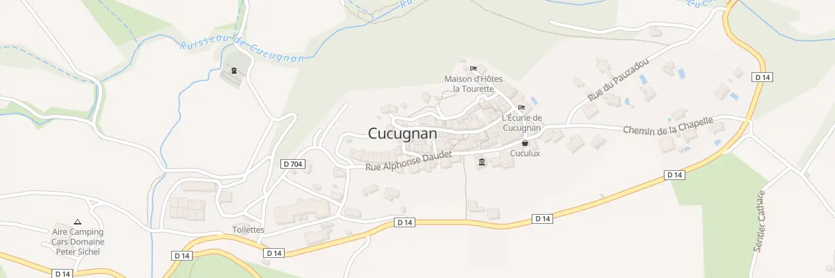 Plan du 8 Tra de l’Abbé Martin à Cucugnan
