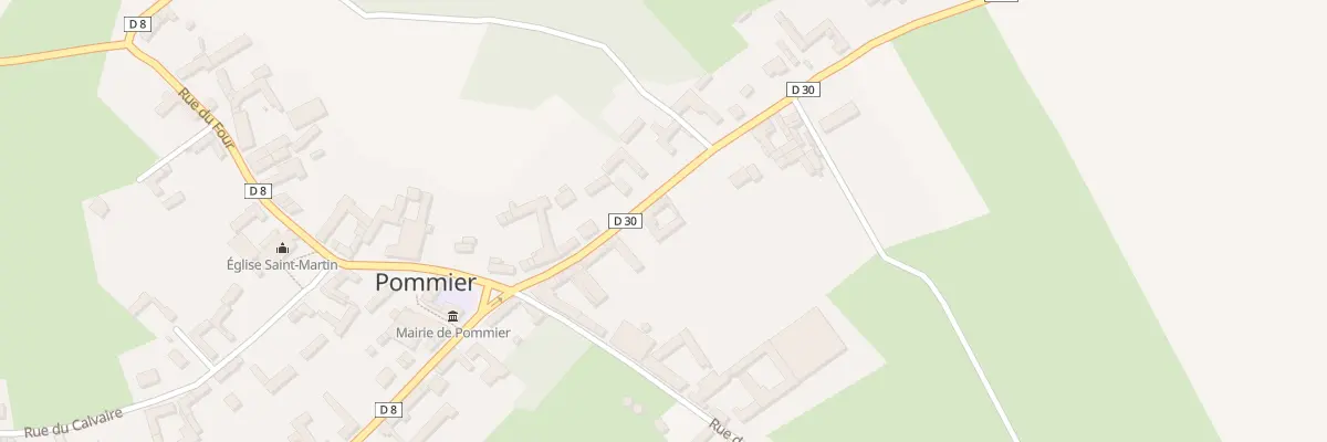 Plan du 6 Rue de Berles à Pommier