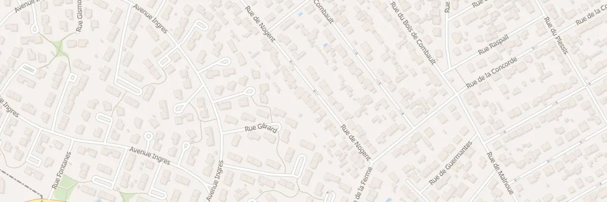 Plan du 27 Rue de Nogent à Pontault-Combault