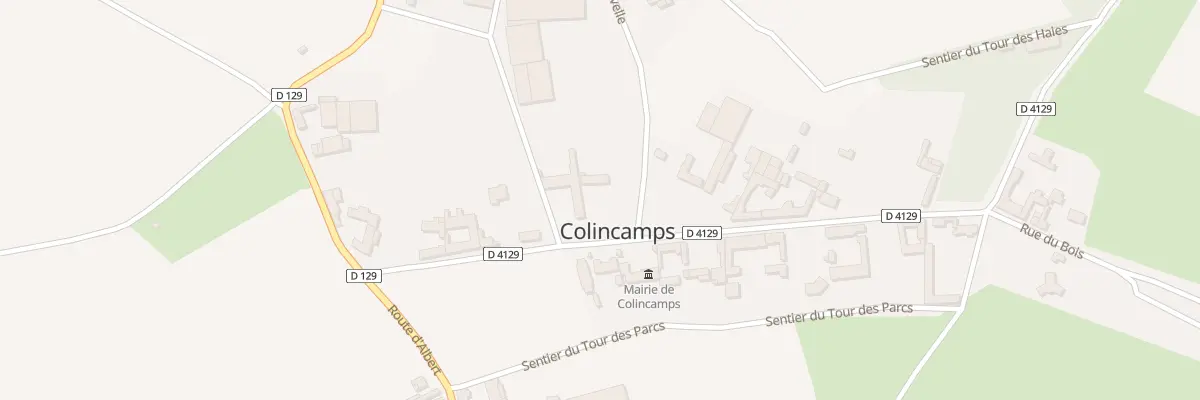 Plan du 10 Gr Gde Rue à Colincamps