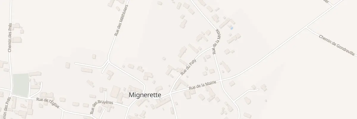 Plan du 5 Rue du Paty à Mignerette