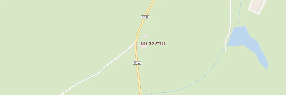 Plan du 2 Les Gouttes à Terjat
