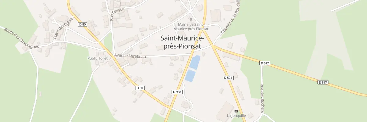 Plan du 5286 Le Bourg à Saint-Maurice-près-Pionsat