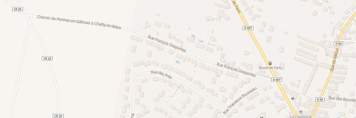 Plan du 17 Rue Francois Desportes à Chailly-en-Bière