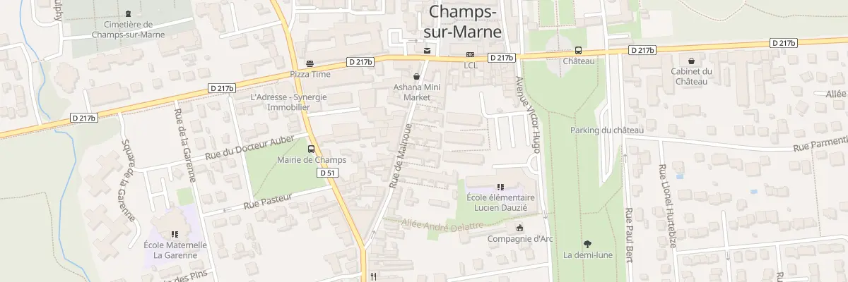 Plan du 3 Rue de Malnoue à Champs-sur-Marne