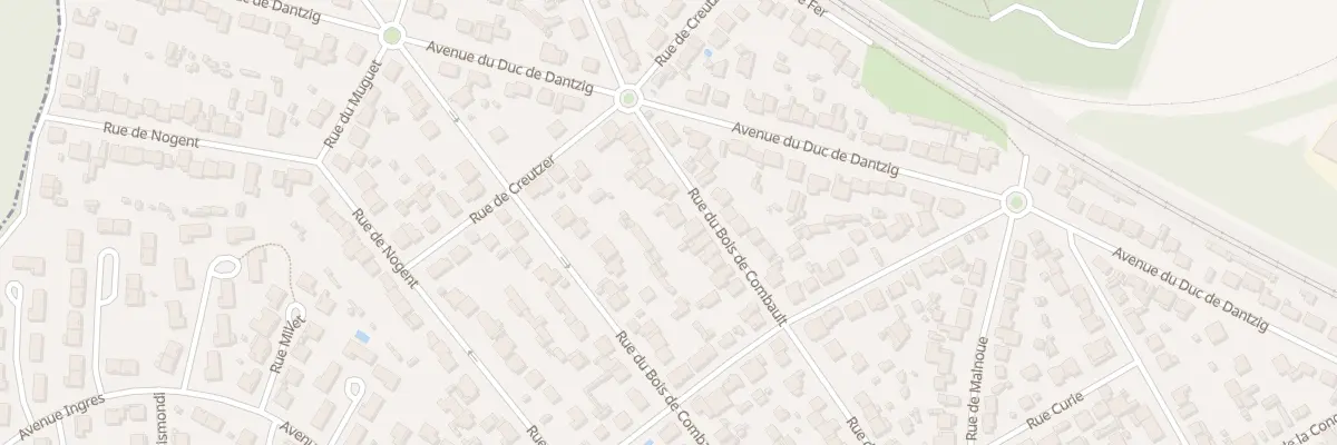 Plan du 61 Rue du Bois de Combault à Pontault-Combault