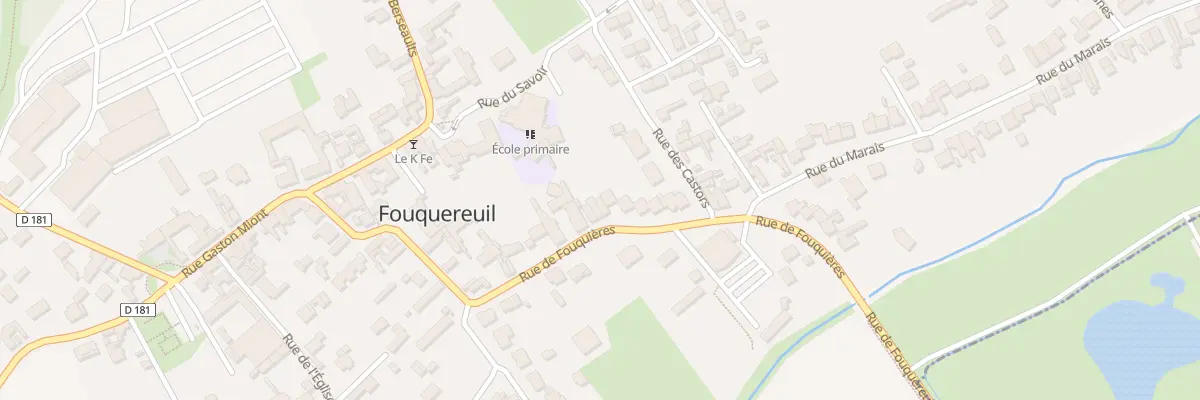 Plan du 29 Rue de Fouquières à Fouquereuil