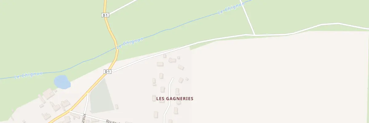 Plan du 7 Les Gagneries à Coust
