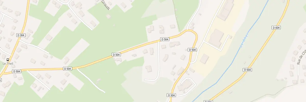 Plan du 9 Rue de la Côte du Theil à Lavault-Sainte-Anne