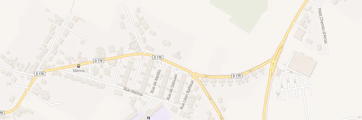 Plan du 216 Rue d’Houdain à Barlin