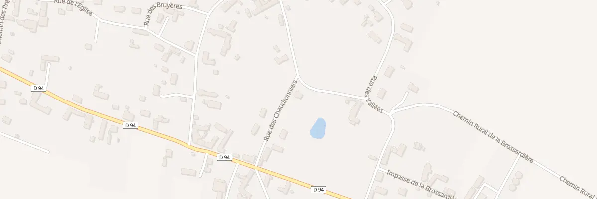 Plan du 6 Rue des Bourgets à Mignerette