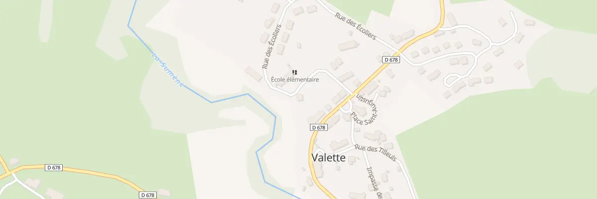 Plan du 5129 Le Bourg à Valette