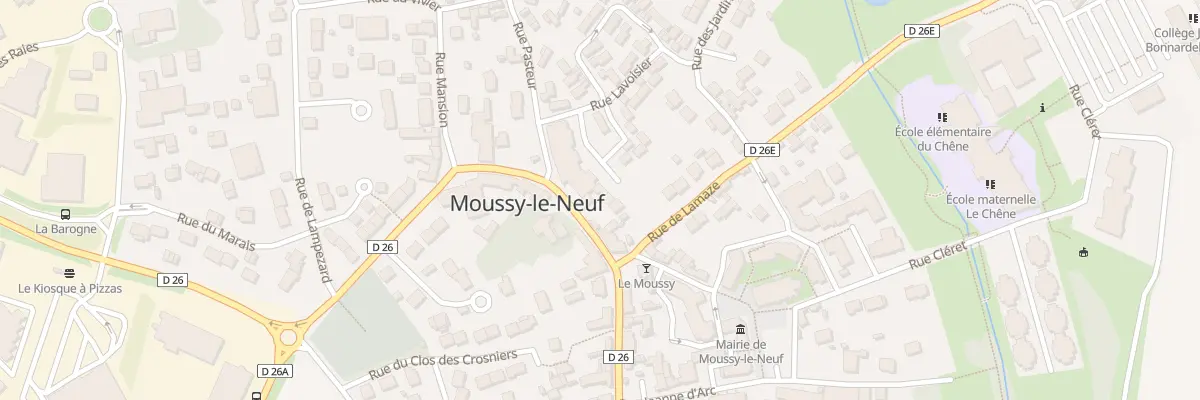 Plan du 15T Rue Cambacérès à Moussy-le-Neuf