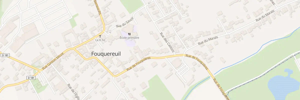 Plan du 29B Rue de Fouquières à Fouquereuil