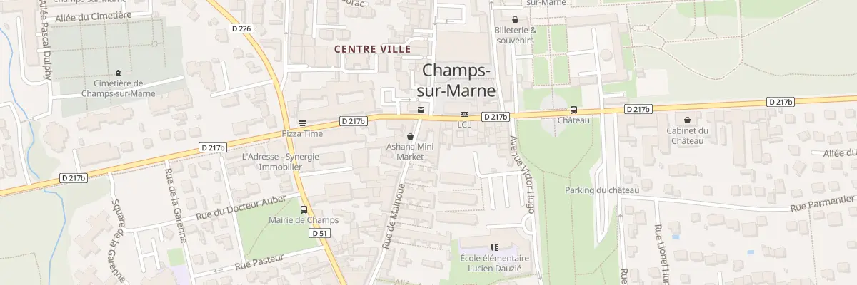 Plan du 1Q Rue de Malnoue à Champs-sur-Marne