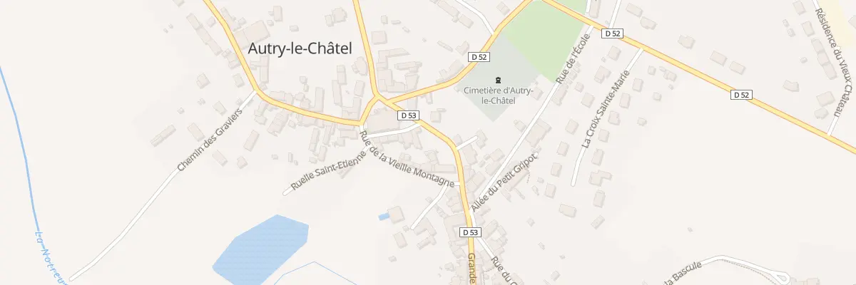 Plan du 5166 Le Bourg à Autry-le-Châtel