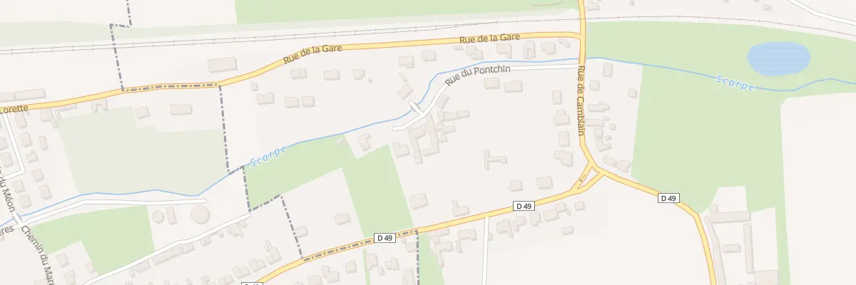Plan du 5 Rue du Pontchin à Agnières