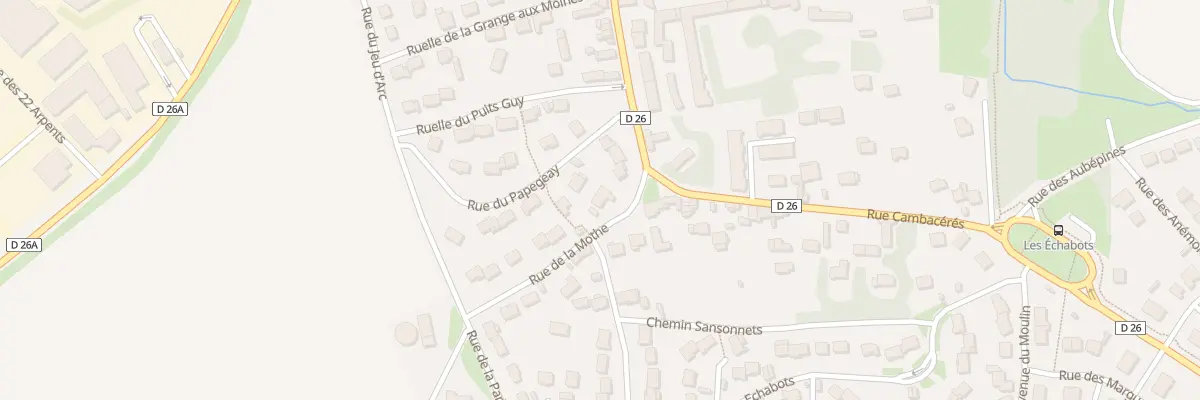 Plan du 2 Rue de la Mothe à Moussy-le-Neuf