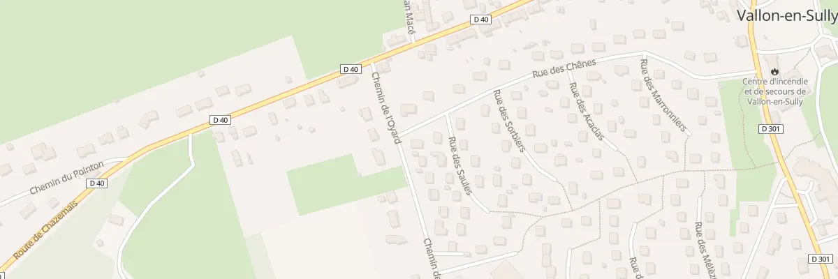 Plan du 61 Rue des Chênes à Vallon-en-Sully