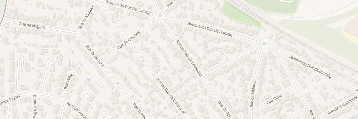 Plan du 55 Rue du Bois de Combault à Pontault-Combault